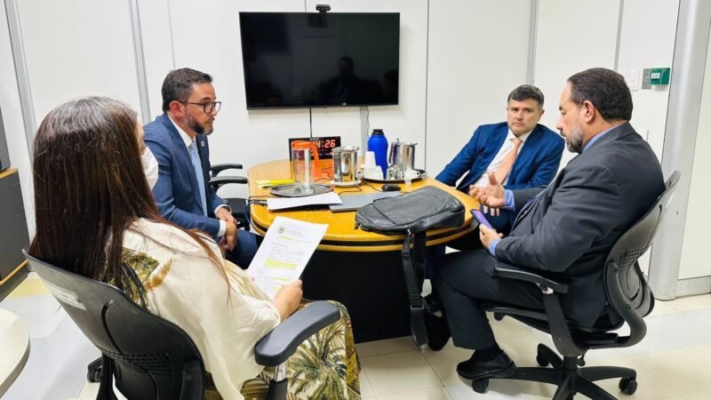 Eduardo da Fonte discute oncologia pediátrica e atendimento a pessoas com TEA em reunião no Ministério da Saúde
