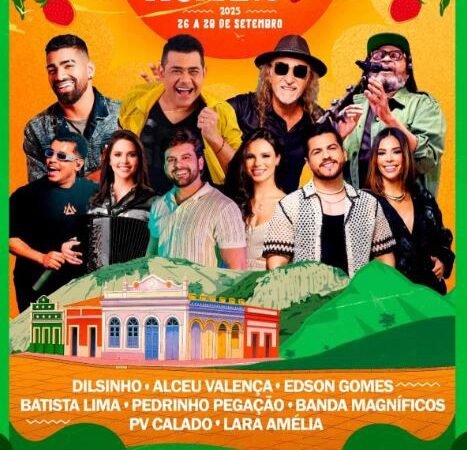 Brejo da Madre de Deus dá início hoje sexta-feira (26) ao 3º Festival do Morango