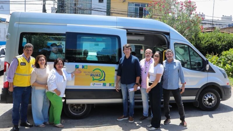 Van dos secretários realiza visitas aos equipamentos municipais na Regional 6