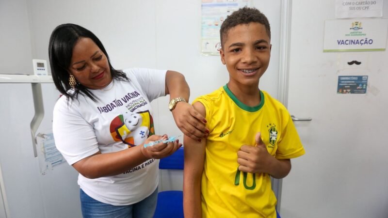 Jaboatão realiza Dia D de Vacinação neste sábado (18) com foco em crianças e adolescentes