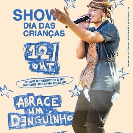 João Gomes fará show beneficente em Petrolina no Dia das Crianças