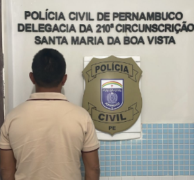 Polícia Civil de Santa Maria da Boa Vista cumpre mandado de prisão
