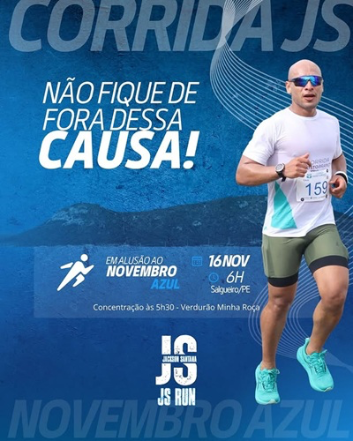 JS Run Team promove corrida em alusão à campanha Novembro Azul em Salgueiro