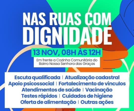 Prefeitura de Salgueiro presta assistência a pessoas em situação de rua com a ação “Nas Ruas com Dignidade”