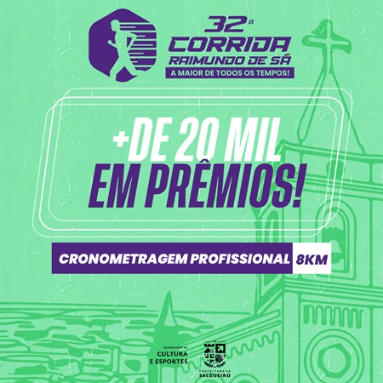Vagas extras disponibilizadas para a 32ª Corrida Raimundo de Sá se encerram rapidamente, com recorde de acessos ao site de inscrições