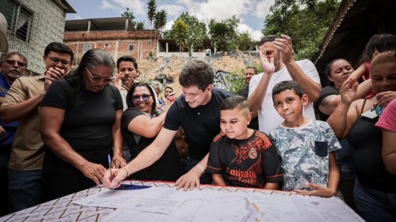 João Campos autoriza obra de contenção de encosta que beneficia 100 famílias no Bairro da Várzea