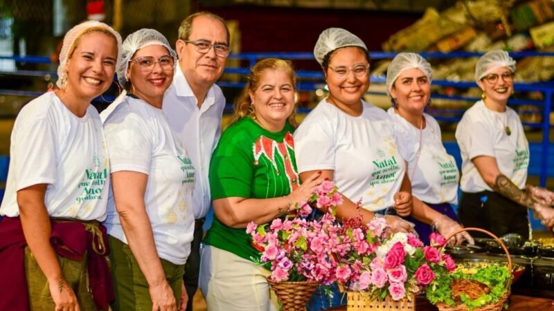 Em Prazeres, terceira edição da Ceia Natalina Solidária levou afeto, cidadania e acolhimento a quem mais precisa