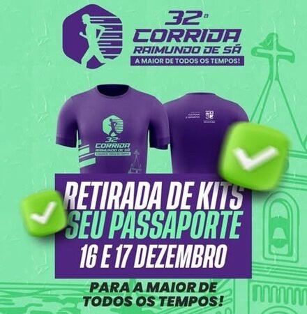 Prefeitura de Salgueiro entrega kits da 32ª Corrida Raimundo de Sá nesta terça e quarta-feira
