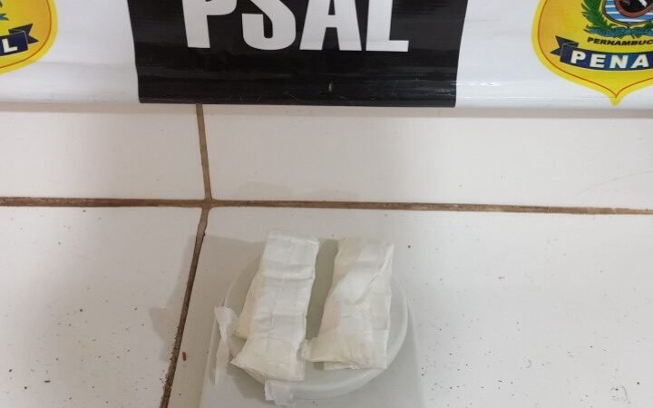 Polícia penal do Presídio de Salgueiro encontra maconha e cocaína em material de higiene pessoal destinado a preso