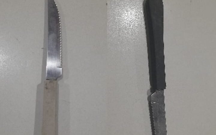 Homem é detido no Centro de Serra Talhada com facas e documentos de terceiros durante ação da PM