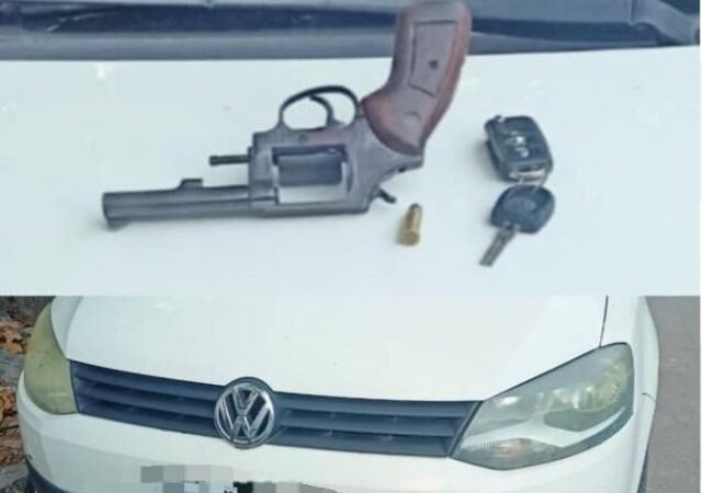 Suspeito é preso com arma de fogo ao tentar acessar veículo roubado no Recife