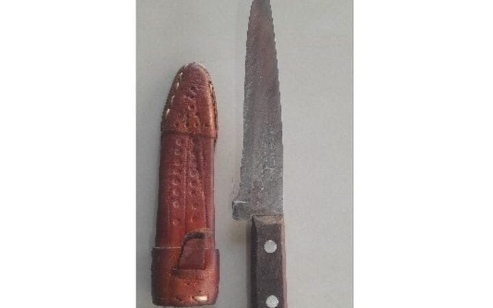 Agressor armado com faca é preso em flagrante por violência doméstica em Serra Talhada