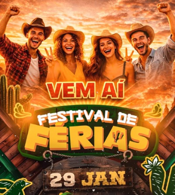 Serrita anuncia Festival de Férias 2026 com show confirmado de uma grande atração sertaneja