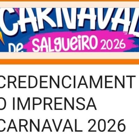 A Prefeitura de Salgueiro realiza entre os dias 13 e 17 de fevereiro o Carnaval 2026, com o tema “80 anos da Bicharada do Mestre”. Você é nosso convidado especial para a fazer a cobertura do evento