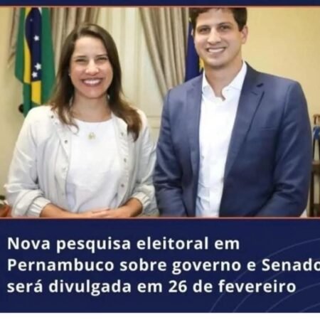 NOVA PESQUISA PARA O GOVERNO DE PERNAMBUCO É REGISTRADA NO TSE.