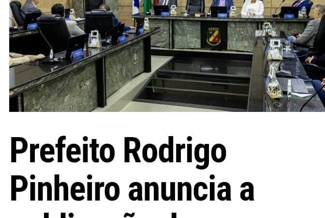 Prefeito Rodrigo Pinheiro anuncia a publicação de novos decretos em Caruaru