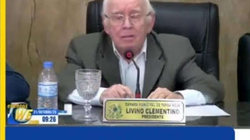 Presidente da Câmara Liivino Clementino cobra providências contra as drogas em Terra Nova