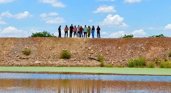 Após limpeza e manutenção realizada pela prefeitura, barragens começam receber água das chuvas em Lagoa Grande