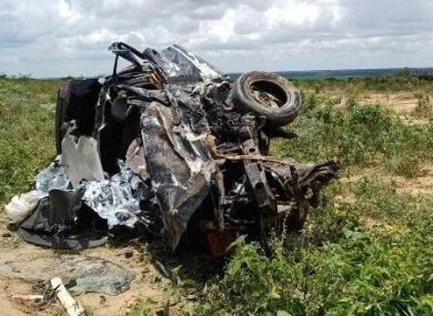 Acidente entre Marcolândia-PI e Araripina-PE deixa duas pessoas mortas