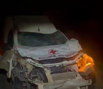 Ambulância de Santa Maria da Boa Vista colide em animal na BR-428, em Petrolina