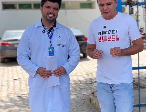 Hoje estive no Hospital Regional, acompanhando de perto a obra que está sendo feita