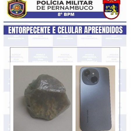 Polícia Militar apreende crack que estava sendo transportado de Salgueiro para Serrita
