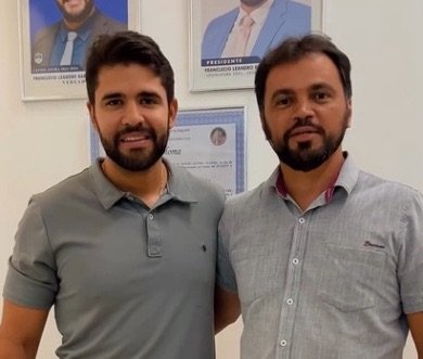 Acabando com especulações, Sávio Pires declara apoio à reeleição de Léo Parente para a presidência da Câmara de Vereadores de Salgueiro