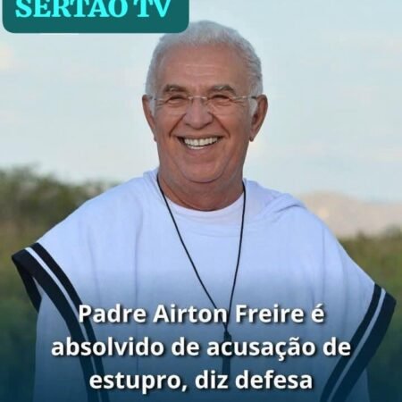 A Justiça de Pernambuco absolveu o padre Airton Freire da acusação de estupro, de acordo com a defesa do religioso.
