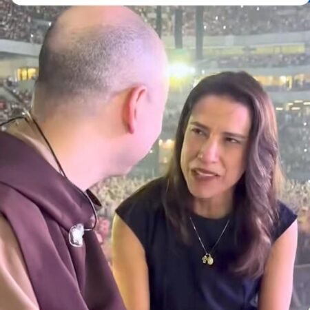 A GOVERNADORA RAQUEL LYRA MARCOU PRESENÇA NO EVENTO COM FREI GILSON