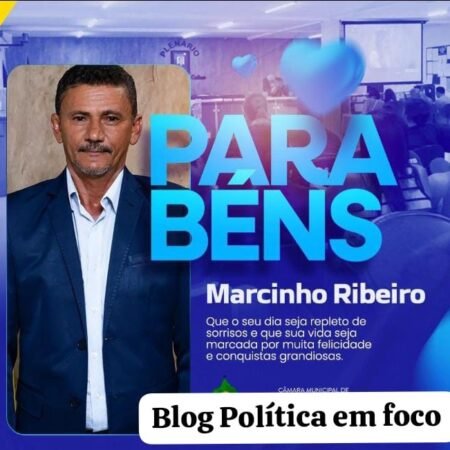 Blog Política em Foco parabeniza o vereador Marcinho Ribeiro, de Terra Nova, pela passagem do seu aniversário