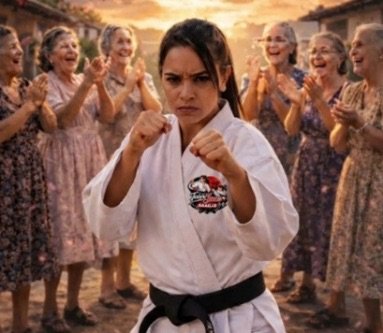 Professora de karatê de Salgueiro ministra aula de defesa pessoal para mulheres em Petrolina