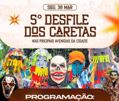 Prefeitura de Cabrobó divulga programação do 5° Desfile dos Caretas