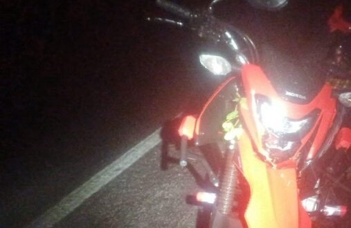 Sertão: Motociclista morre após colidir em árvore caída e ser atropelado
