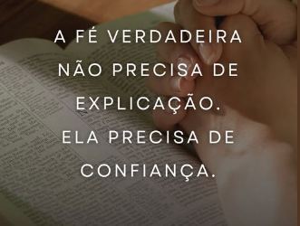 Palavra do dia – Nem tudo fará sentido!