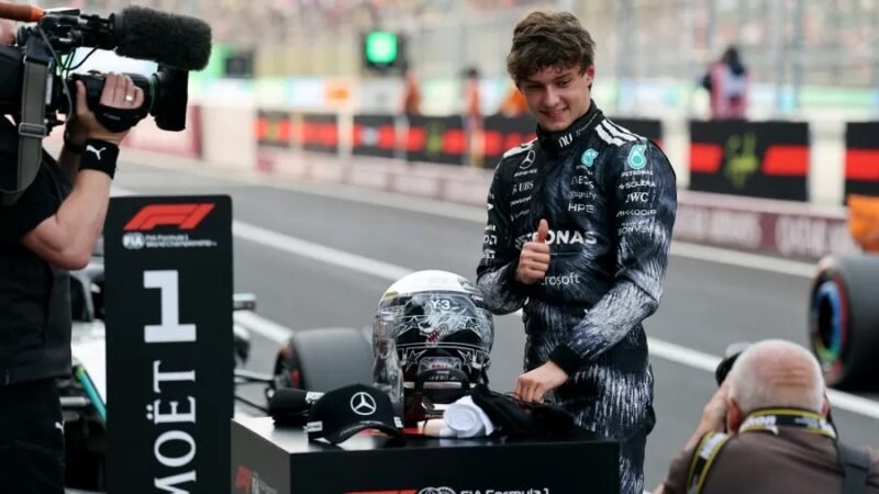 Antonelli volta a superar Russell e é pole no Japão; Bortoleto larga em 9º