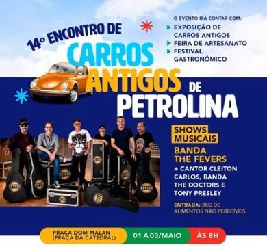 14° Encontro de Carros Antigos movimenta Petrolina nesse fim de semana