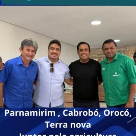 Parnamirim, Cabrobó, Orocó, Terra nova juntos pela agricultura regional