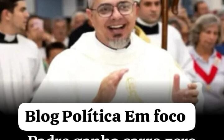 Padre ganha carro zero em rifa que ele mesmo organizou em igreja de SC