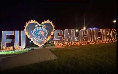 Letreiro ‘Eu Amo Salgueiro’ ganha skin alusiva ao Salgueiro Moto Fest