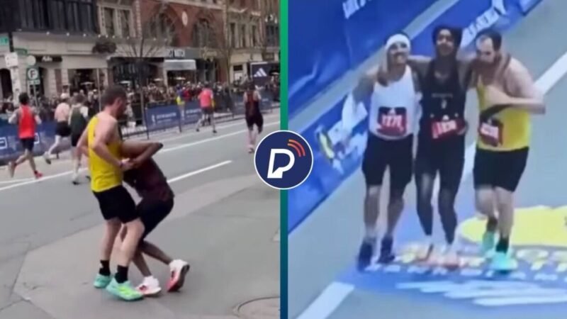 Atleta brasileiro ajuda competidor que passava mal, e ambos cruzam a linha de chegada juntos