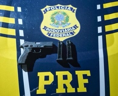 Polícia Rodoviária Federal apreende pistola calibre 380 com 33 munições durante fiscalização em Cabrobó