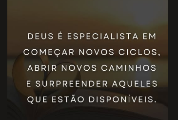 Palavra do dia – Esteja Pronto para o Novo!