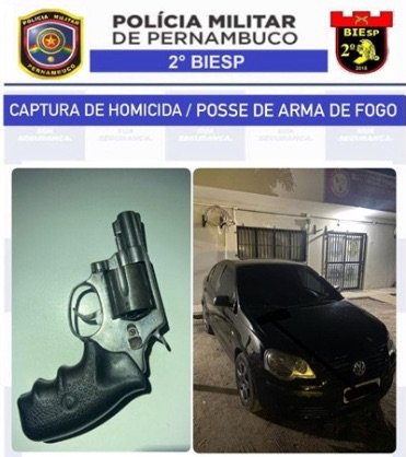 Polícia Militar prende suspeito de homicídio e apreende arma de fogo em Petrolina