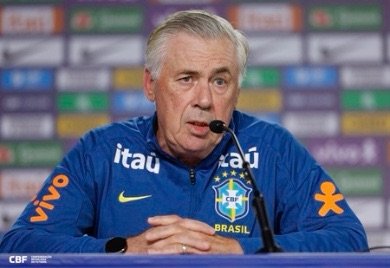 Ancelotti anuncia hoje convocados do Brasil para a Copa do Mundo