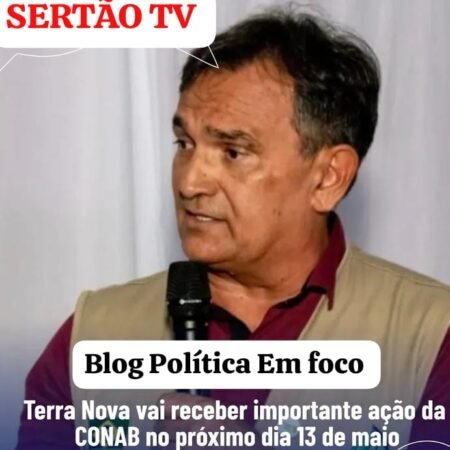 Terra Nova recebe ação da Conab no dia 13 de maio com presença do superintendente Elizaldo Sá.