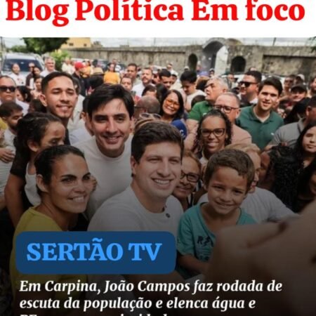 EM CARPINA PRÉ CANDIDATO A GOVERNADOR JOÃO CAMPOS FAZ ESCUTA A POPULAÇÃO