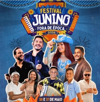 Prefeitura de Penaforte-CE divulga atrações do ‘Festival Junino Fora de Época 2026’