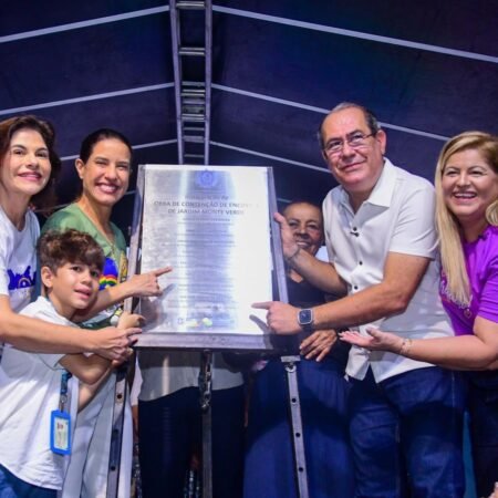 Raquel Lyra e Mano Medeiros inauguram um novo Jardim Monte Verde