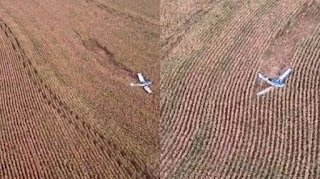 AVIÃO FAZ POUSO DE EMERGÊNCIA EM ÁREA RURAL DO PARANÁ