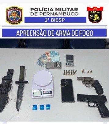 Policiais apreendem arma de fogo, simulacro e várias munições em operação conjunta em Petrolina-PE e Juazeiro-BA